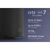 NETGEAR Orbi 870 Tri-band (2.4 GHz / 5 GHz / 6 GHz) Wi-Fi 7 (802.11be) Melns 4 Iekšējā