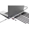 Dokstacija/Hubs Manhattan USB-C 10 porti 4K 60Hz Power Delivery