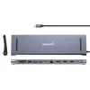 Dokstacija/Hubs Manhattan USB-C 10 porti 4K 60Hz Power Delivery