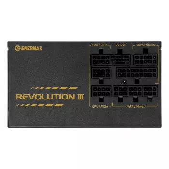 ENERMAX barošanas bloks Revolution III 850 W 80 Plus Gold pilnībā modulārs ATX 3.1