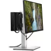 DELL Pro Micro All-in-One Stends - MFS22, 5.8 kg, 48.3 cm (19 collas), 68.6 cm (27 collas), 100 x 100 mm, Augstuma regulēšana, Sudraba, Melna