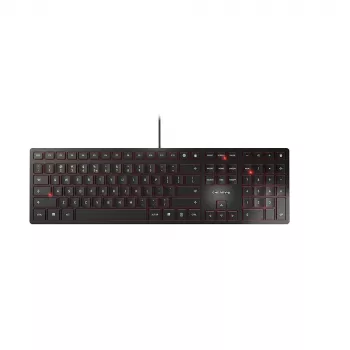CHERRY KC 6000 plāns tastatūra Universāla USB US English Melna