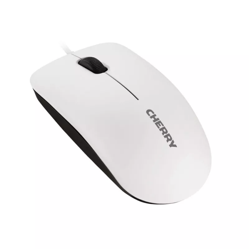 CHERRY MC 1000 vadu pele, gaiši pelēka, USB, piemērota abām rokām, optiska, USB Type-A, 1200 DPI, pelēka