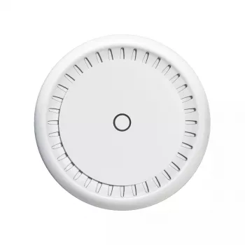 Griestu/sienas piekļuves punkts MikroTik cAP XL ac Wi‑Fi 802.11ac divjoslu 2.4/5 GHz PoE, 2× Gigabit Ethernet, RouterOS, balts