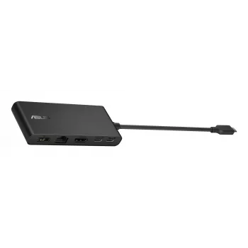ASUS Dual 4K USB-C dokstacija DC201 vadu USB 3.2 Gen 2 (3.1 Gen 2) Type-C melna