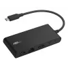 ASUS Dual 4K USB-C dokstacija DC201 vadu USB 3.2 Gen 2 (3.1 Gen 2) Type-C melna