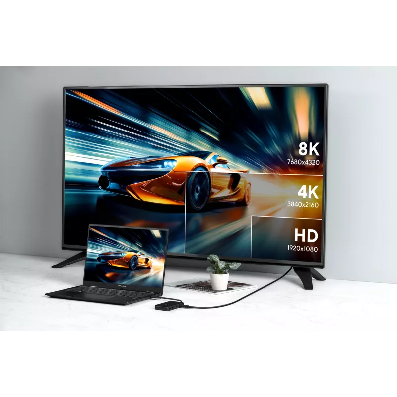 ASUS Dual 4K USB-C dokstacija DC201 vadu USB 3.2 Gen 2 (3.1 Gen 2) Type-C melna