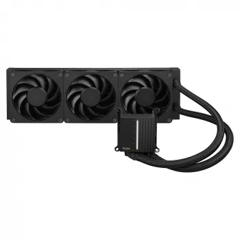 Šķidruma dzesēšanas komplekts ASUS ProArt LC 360 Melns — 3x120 mm ventilatori 800–2200 RPM, radiators 360 mm, vara pamatne, 40 cm caurules