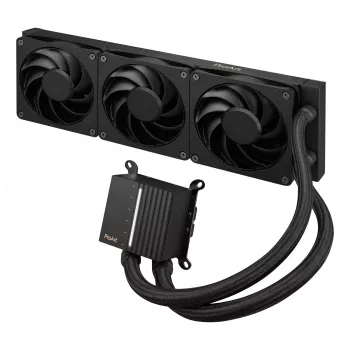 Šķidruma dzesēšanas komplekts ASUS ProArt LC 360 Melns — 3x120 mm ventilatori 800–2200 RPM, radiators 360 mm, vara pamatne, 40 cm caurules