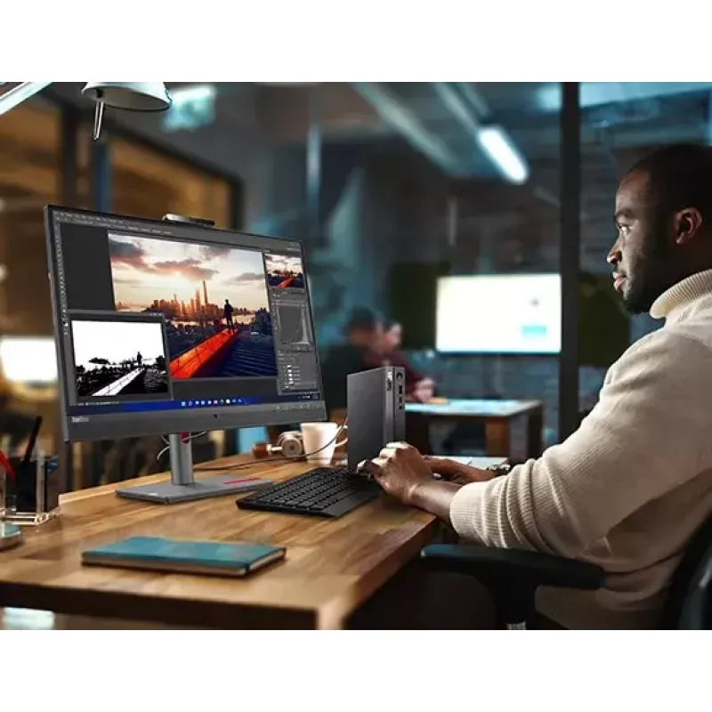 Lenovo ThinkCentre neo 50q Gen 4 Intel® Core™ i5 i5-13420H 8 GB DDR4-SDRAM 256 GB SSD Windows 11 Pro Mini PC Melns