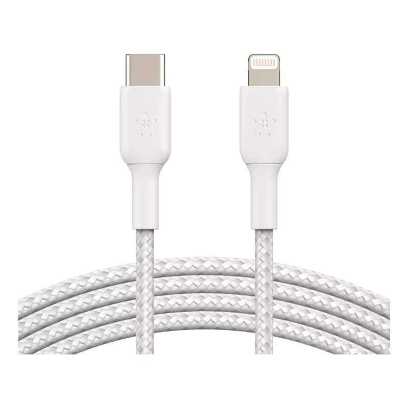 BELKIN Lightning uz USB-C kabelis pīts 1m balts