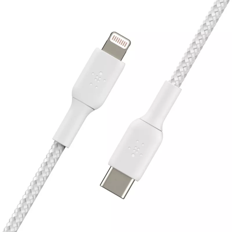 BELKIN Lightning uz USB-C kabelis pīts 1m balts