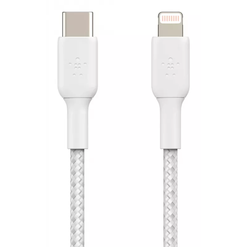 BELKIN Lightning uz USB-C kabelis pīts 1m balts