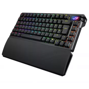 ASUS ROG Azoth Extreme tastatūra Gaming USB + RF Wireless + Bluetooth QWERTZ Melna