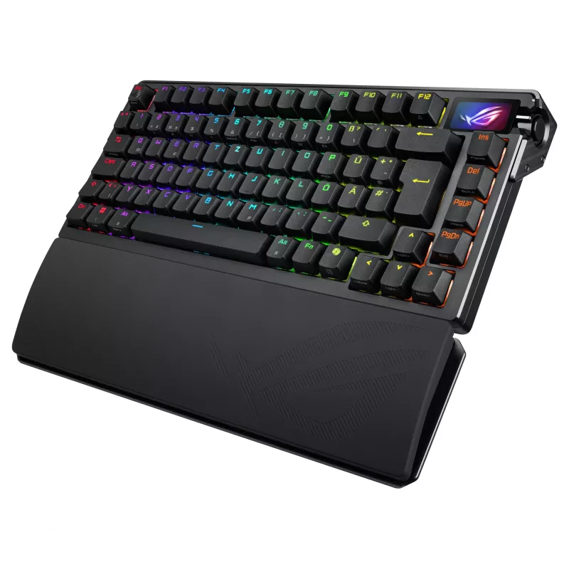 ASUS ROG Azoth Extreme tastatūra Gaming USB + RF Wireless + Bluetooth QWERTZ Melna