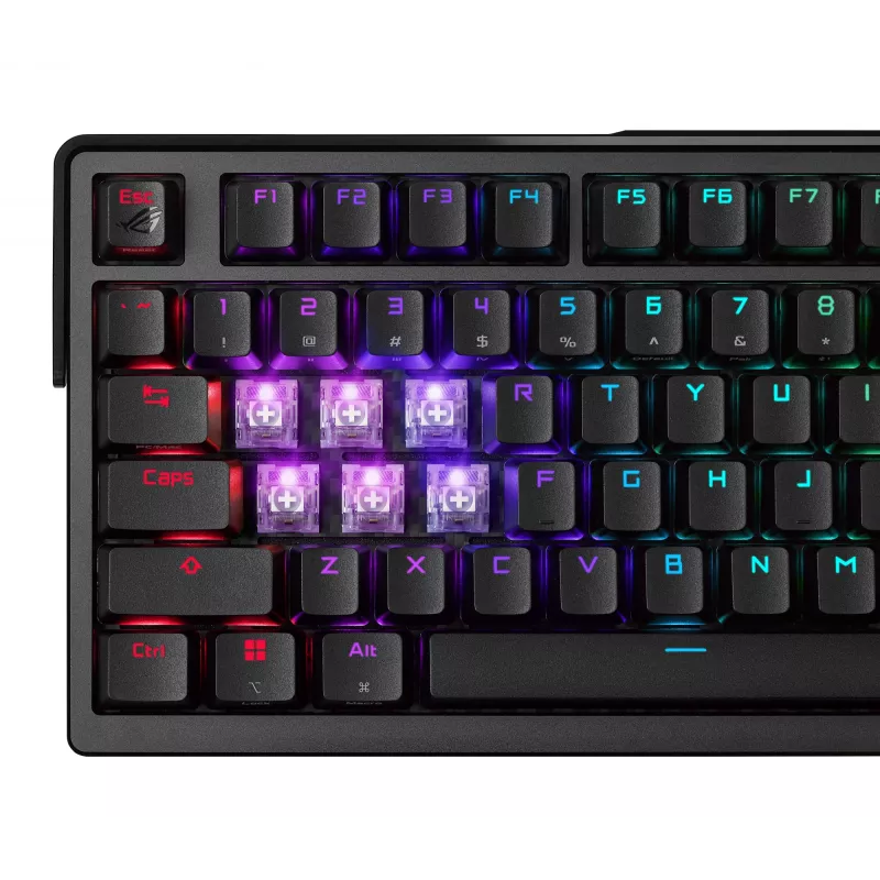 ASUS ROG Azoth Extreme tastatūra Gaming USB + RF Wireless + Bluetooth QWERTZ Melna