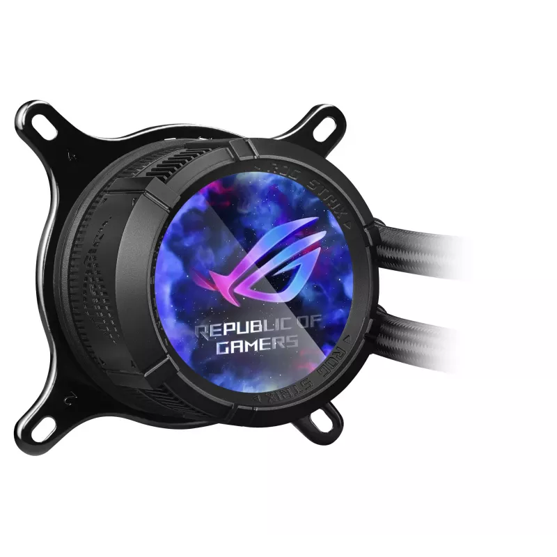 ASUS ROG STRIX LC III 360 ARGB procesora visu vienā šķidruma dzesētājs 12 cm Melns