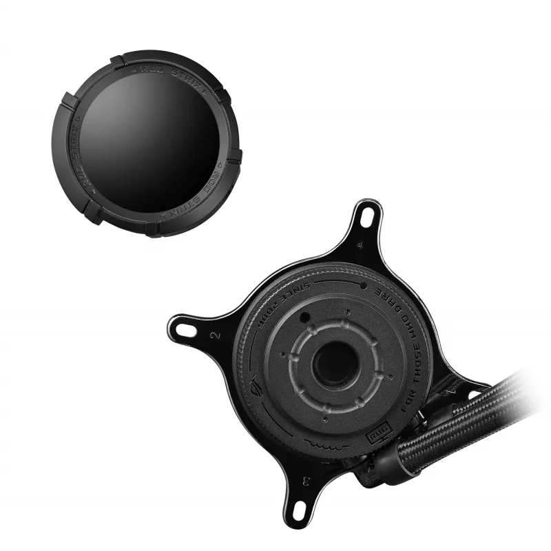 ASUS ROG STRIX LC III 360 ARGB procesora visu vienā šķidruma dzesētājs 12 cm Melns