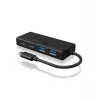 ICY BOX IB-HUB1426-CPD USB 3.2 Gen 1 (3.1 Gen 1) Type-C 5000 Mbit/s Melns
