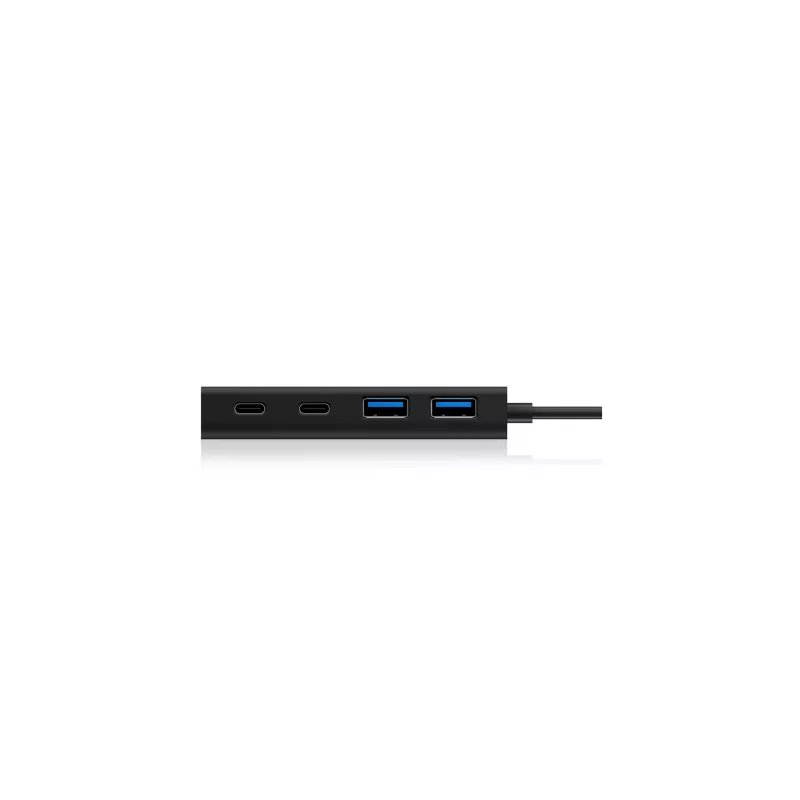 ICY BOX IB-HUB1426-CPD USB 3.2 Gen 1 (3.1 Gen 1) Type-C 5000 Mbit/s Melns