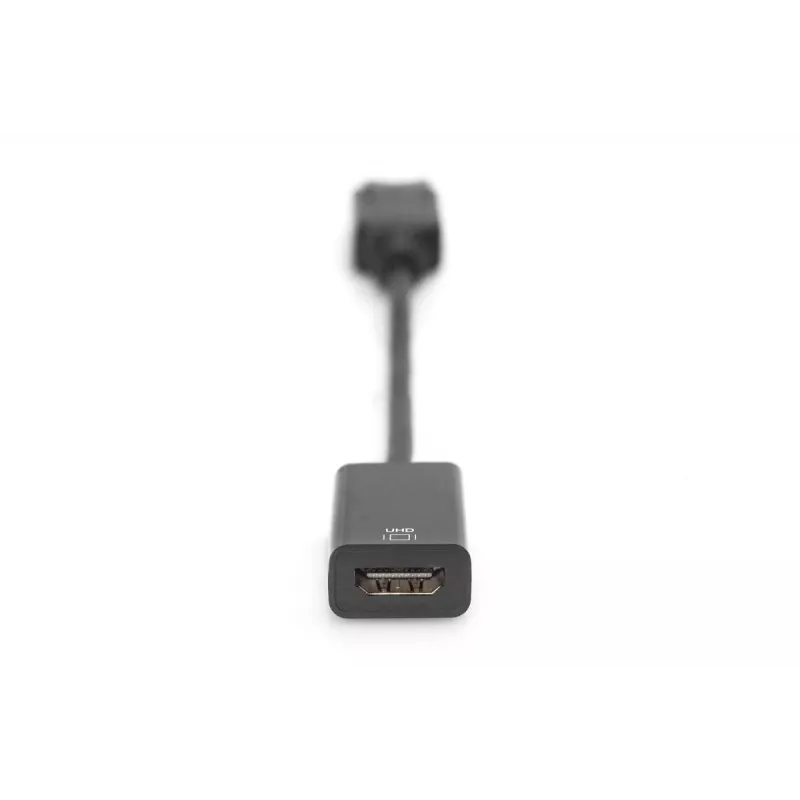 DIGITUS DP - HDMI kabelis 20 cm melns DP - HDMI tips A M/F HDMI 2.0