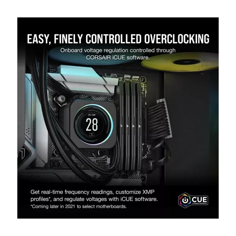 CORSAIR Memory 64GB - DDR5 (2x32GB) DRAM 5600MT/s CL40 Memory Kit - Black Vengeance