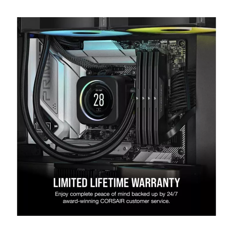 CORSAIR Memory 64GB - DDR5 (2x32GB) DRAM 5600MT/s CL40 Memory Kit - Black Vengeance
