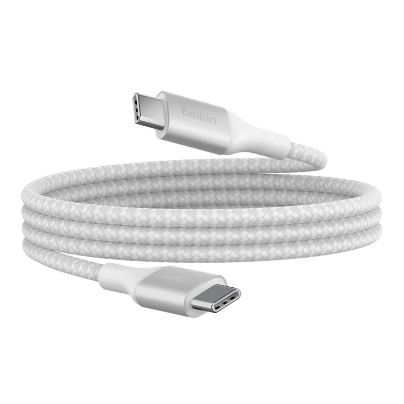 BELKIN USB kabelis - Boostcharge - USB-C uz USB-C kabelis 240W - 1m - Balts