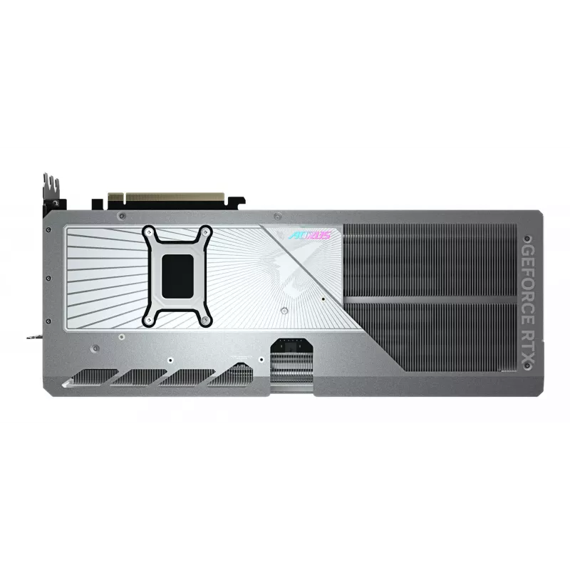 Grafikas karte GIGABYTE AORUS GeForce RTX 5080 MASTER ICE 16G — 16 GB GDDR7, 256 bitu, PCIe 5.0, 2805 MHz