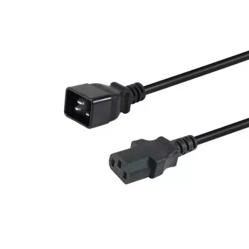 Equip 112141 strāvas kabelis melns 3 m IEC C20 IEC C13