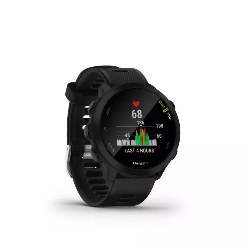 GARMIN INTERNATIONAL Forerunner 55 skriešanas viedpulkstenis - melns