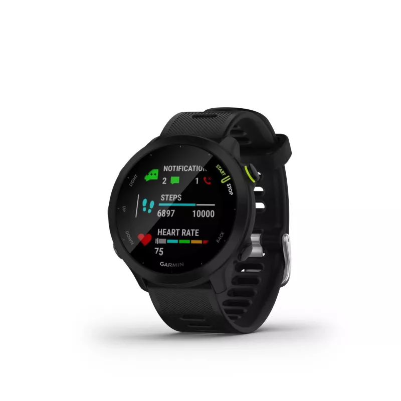 GARMIN INTERNATIONAL Forerunner 55 skriešanas viedpulkstenis - melns