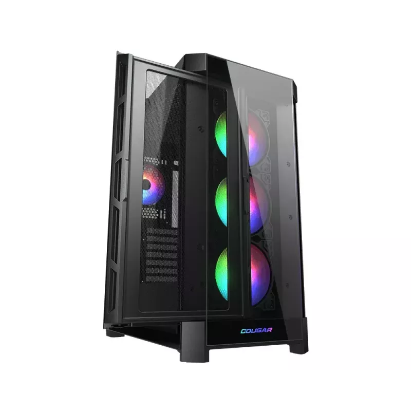 PC korpuss COUGAR Gaming CGR-5AD1B-RGB Midi Tower Melns
