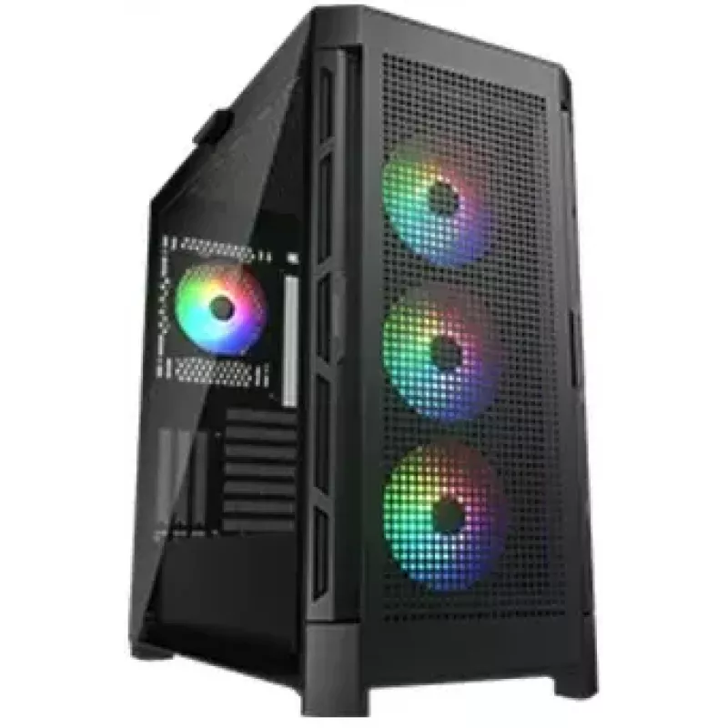 PC korpuss COUGAR Gaming CGR-5AD1B-RGB Midi Tower Melns