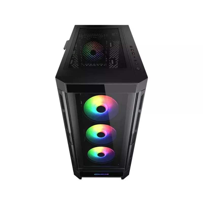 PC korpuss COUGAR Gaming CGR-5AD1B-RGB Midi Tower Melns