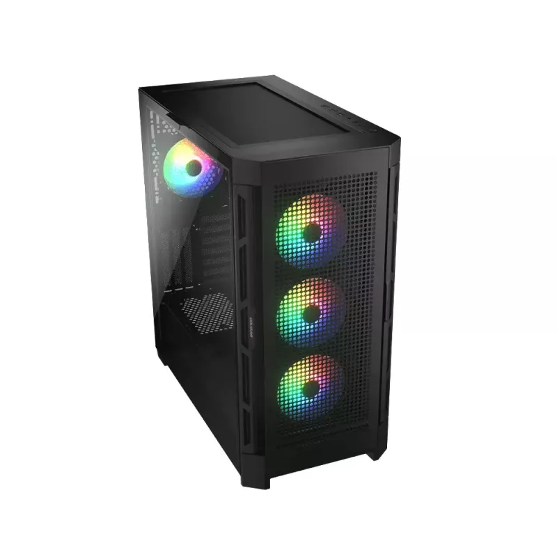 PC korpuss COUGAR Gaming CGR-5AD1B-RGB Midi Tower Melns