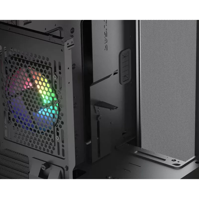 PC korpuss COUGAR Gaming CGR-5AD1B-RGB Midi Tower Melns
