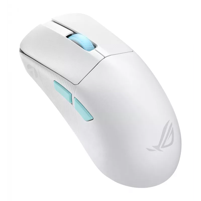 ASUS ROG Harpe Ace Aim Lab Edition pele Spēlēm Piemērota abām rokām RF bezvadu + Bluetooth + USB Type-C Optomehāniska 36000 DPI