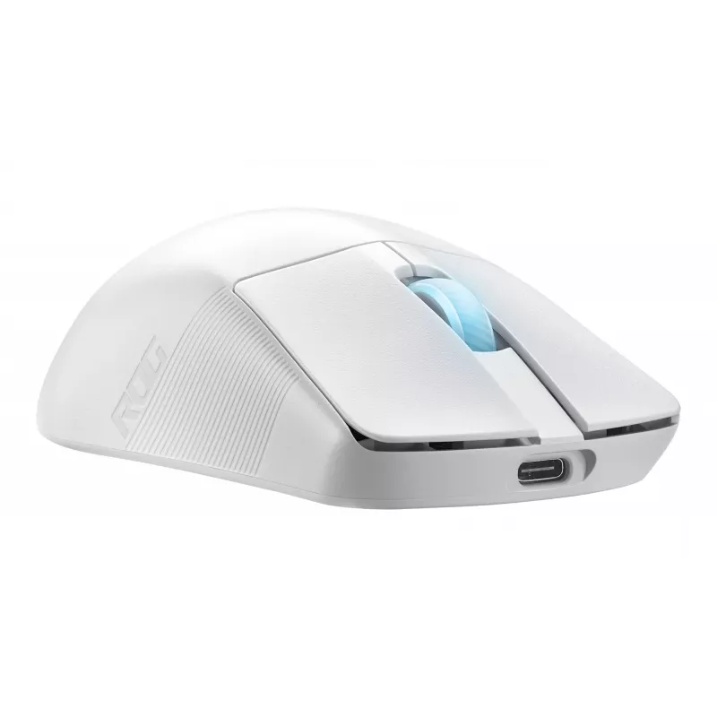 ASUS ROG Harpe Ace Aim Lab Edition pele Spēlēm Piemērota abām rokām RF bezvadu + Bluetooth + USB Type-C Optomehāniska 36000 DPI