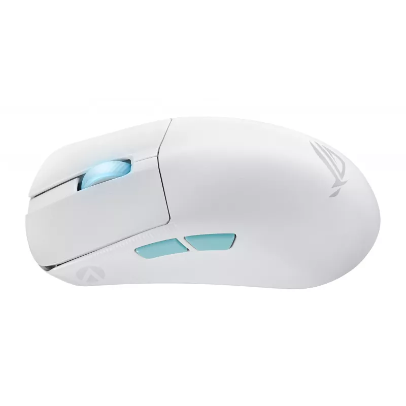 ASUS ROG Harpe Ace Aim Lab Edition pele Spēlēm Piemērota abām rokām RF bezvadu + Bluetooth + USB Type-C Optomehāniska 36000 DPI