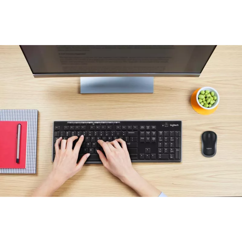 LOGITECH Wireless Desktop Mk270 - Azerty Belgian