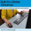 HP 725 bezvadu uzlādējama vairāku ierīču tastatūra, pilna izmēra (100%), bezvadu, RF bezvadu + Bluetooth, melna