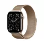 APPLE Watch Series 11 GPS + Cellular 46mm Zelta titāna korpuss ar Zelta Milānas cilpu - M/L
