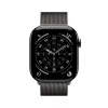 APPLE Watch Series 11 GPS + Cellular 46mm Slate Titanium korpuss ar Slate Milanese cilpu S/M