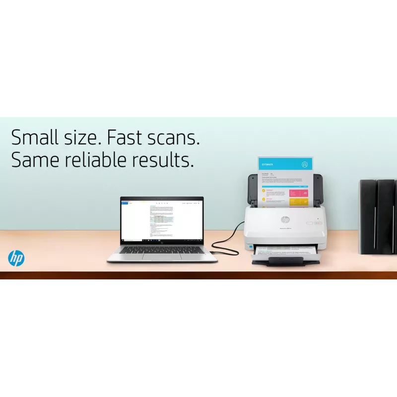 HP Scanjet Pro 3000 s4 dokumentu skeneris 600 x 600 DPI A4 Melns, Balts