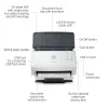 HP Scanjet Pro 3000 s4 dokumentu skeneris 600 x 600 DPI A4 Melns, Balts