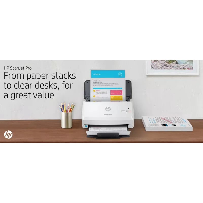 HP Scanjet Pro 3000 s4 dokumentu skeneris 600 x 600 DPI A4 Melns, Balts