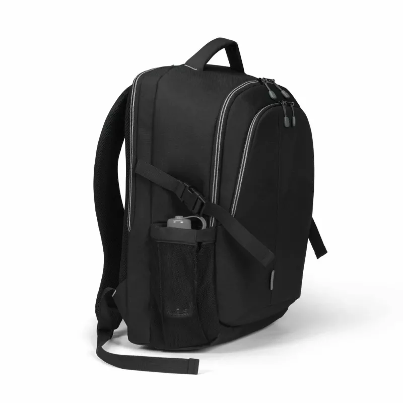DICOTA Eco- 14-15.6in piezīmjdatora mugursoma - Melna / 600d pārstrādāts PET