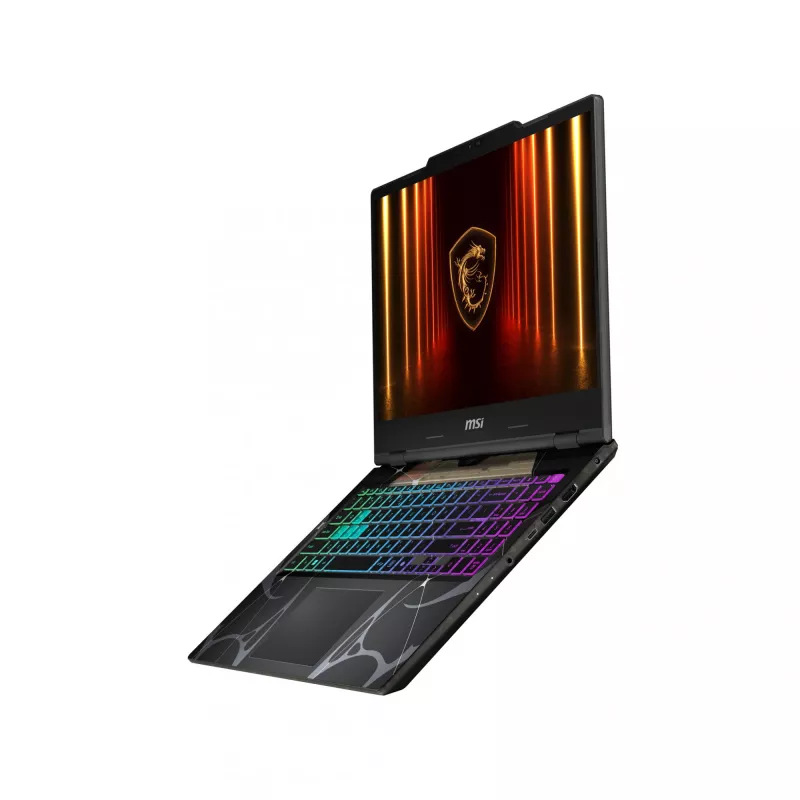 MSI Cyborg 15 B2RWEKG-067 Intel Core 7 240H klēpjdators 39,6 cm (15,6 collu) Full HD 16 GB DDR5-SDRAM 512 GB SSD NVIDIA® GeForce RTX™ 5050 Wi-Fi 6E (802.11ax) Windows 11 Home Melns