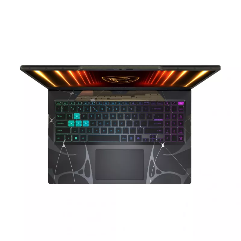 MSI Cyborg 15 B2RWEKG-067 Intel Core 7 240H klēpjdators 39,6 cm (15,6 collu) Full HD 16 GB DDR5-SDRAM 512 GB SSD NVIDIA® GeForce RTX™ 5050 Wi-Fi 6E (802.11ax) Windows 11 Home Melns